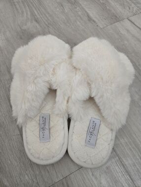 Faceplant Dreams Furry Slide House Slippers (7-8)